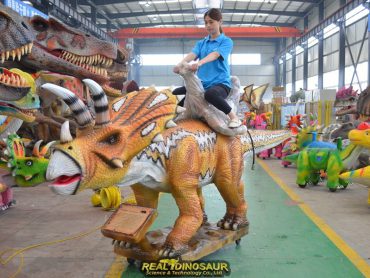 Animatronic Triceratops Ride