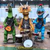 animatronic dinosaur band