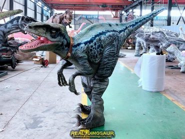 realistic dinosaur costume hidden legs