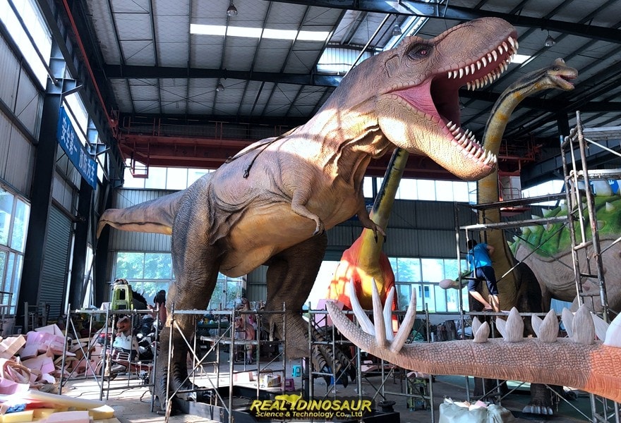 realistic dinosaur model