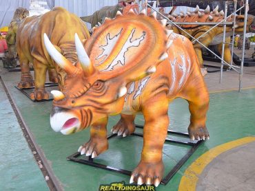 Life-Size Triceratops Sculpture