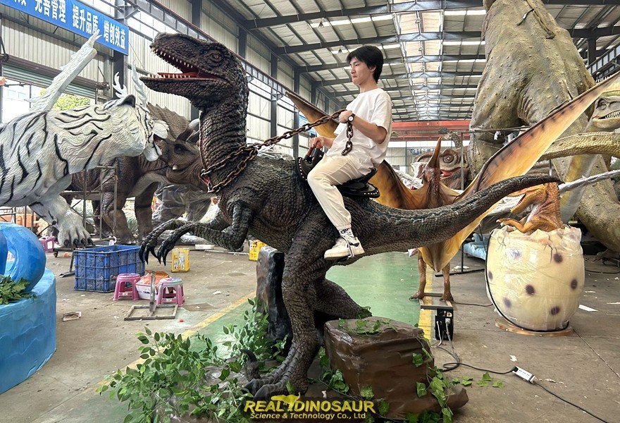 riding dinsoaur for kids