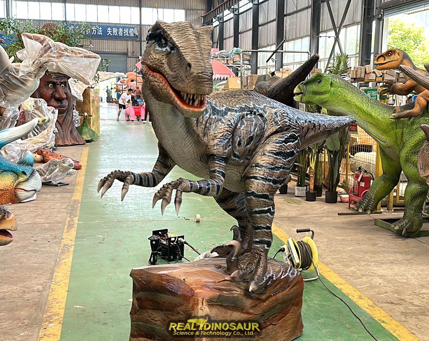 Dinosaur Playground Equipment - Animatronic Raptor