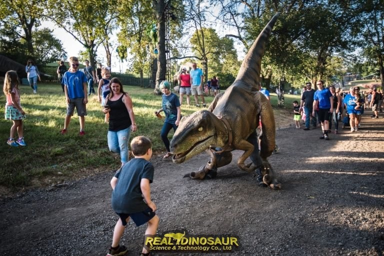 Dinosaur-themed park attracting visitors