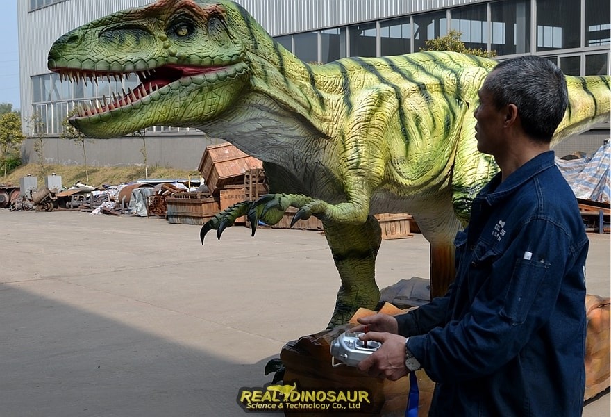 Remote controlled walking dinosaurs