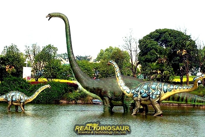 Water Park use dinosaur model
