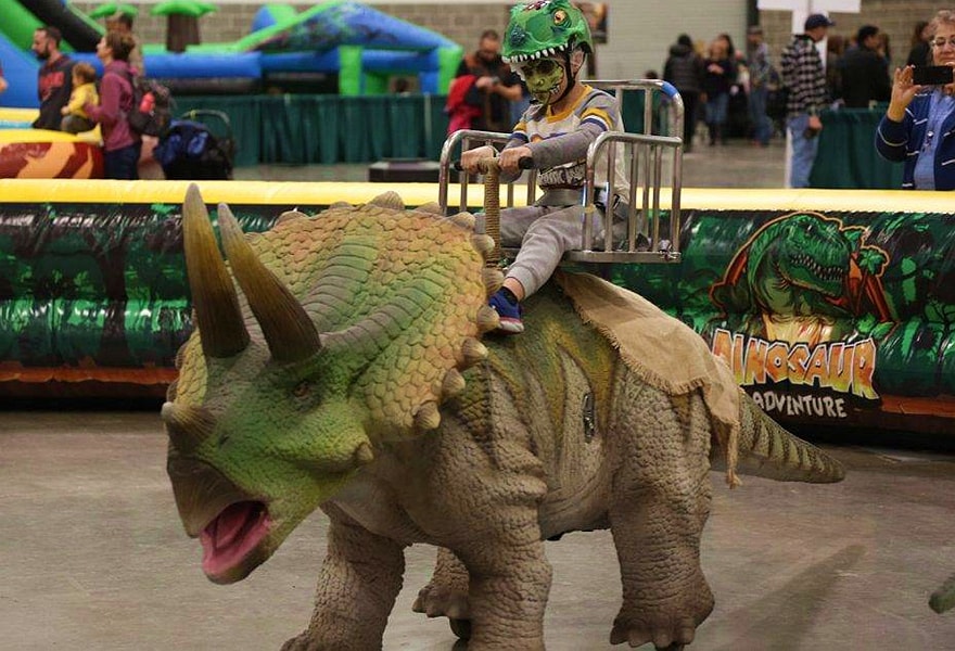 dinosar rides for kids