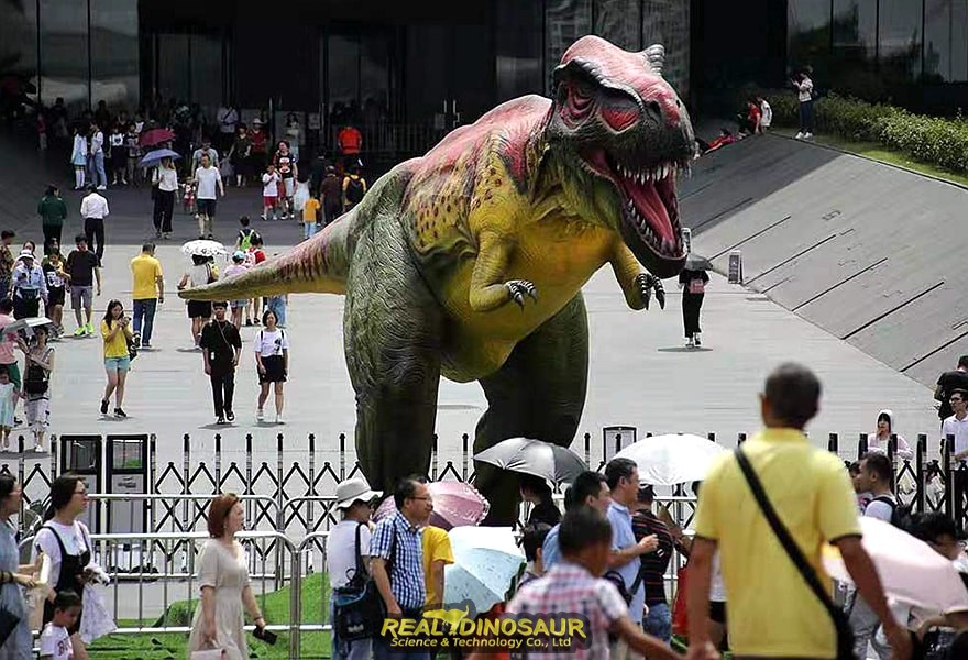 t-rex in mall