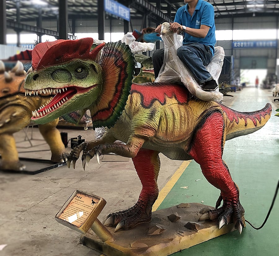 Ride on Dilophosaurus
